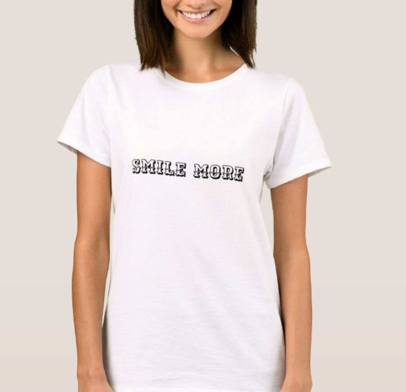 smile more t-shirt